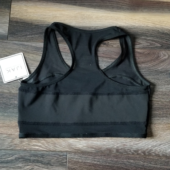 Stitches/IJAK - Mesh Racerback Crop Top - Picture 2 of 2